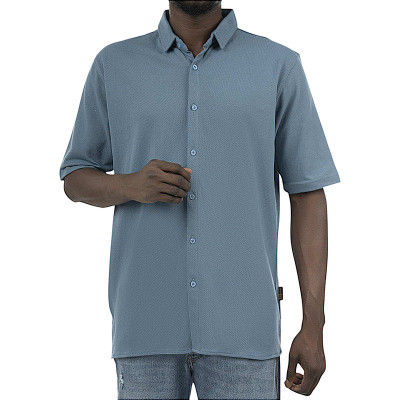 پیراهن آستین کوتاه یقه برگردان مردانه مدل MDSS-CH2829
