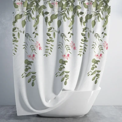 پرده حمام دلفین مدل 7184 سایز 180x200سانتی متر