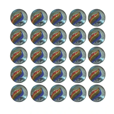 تیله بازی طرح درشت کد 26mm بسته 25 عددی