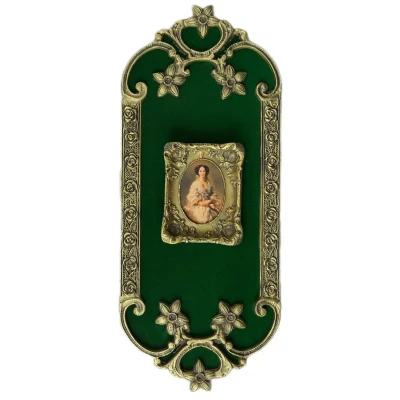 دیوارکوب مدل دوبل فلزی زمینه مخمل
