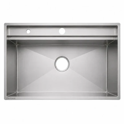 سینک ظرفشویی استیل توکار یک لگنه زرتوس مدل Zs901-eco