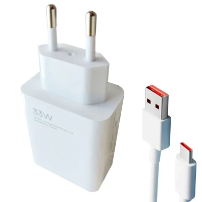 شارژر دیواری شیائومی مدل 33W به همراه کابل تبدیل USB-C