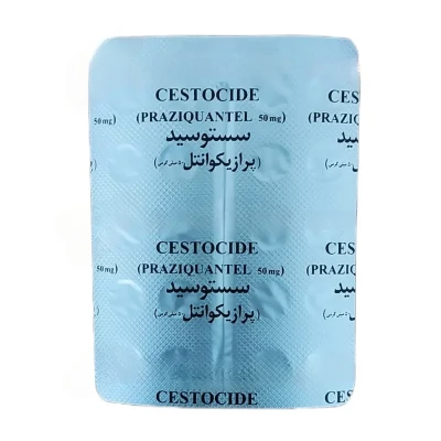 قرص ضد انگل حیوانات مدل cestocide بسته 20 عددی