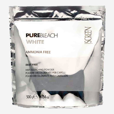 پودر دکلره اسکرین مدل AMMONIA FREE وزن 500 گرم رنگ سفید