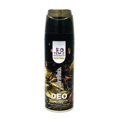 اسپری دئودورانت تمیز مدل warm black حجم 200 میلی لیتر