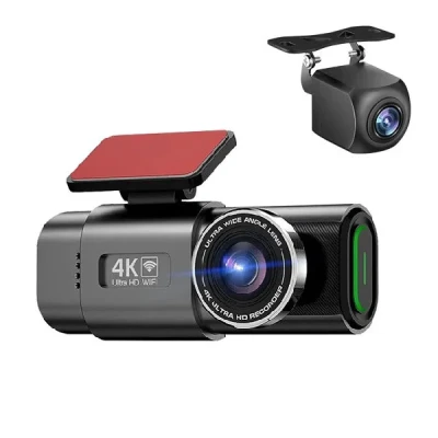 دوربین فیلمبرداری ثبت وقایع خودرو مدل 4K Ultra HD WiFi به همراه دوربین عقب
