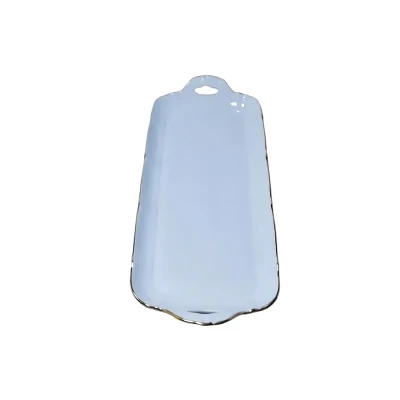 رولت‌خوری چینی مقصود کد 28 مدل مستطیلی مناسب شیرینی رولتی ابعاد 29×13×2 سانتی‌متر قابل شستشو با دست و ماشین ظرفشویی همراه جعبه
