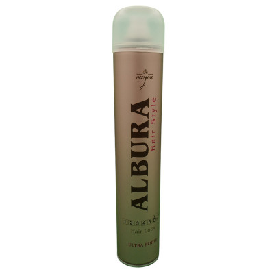 اسپری چسب مو آلبورا مدل Ultra Forte 6 حجم 400 میلی لیتر
