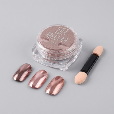 پودر کروم ناخن وسنا مدل Metallic Mirror کد M5
