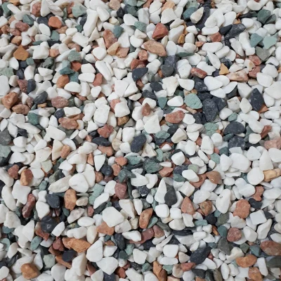 مجموعه ی 3 بسته ای سنگ رنگی طبیعی مدل natural