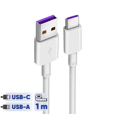 کابل تبدیل USB به USB-C مدل فست شارژ طول 1متر