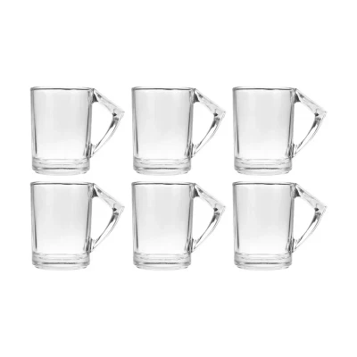 لیوان شیشه اصفهان مدل نیلوفر کد 440 بسته 6 عددی