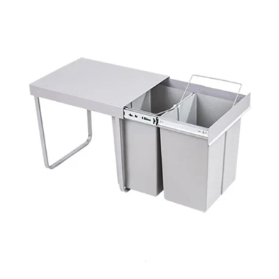سطل زباله کابینتی مدل دو قلو 24
