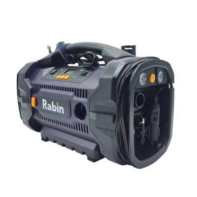 کمپرسور فندکی و برقی رابین مدل 12V سه حالته