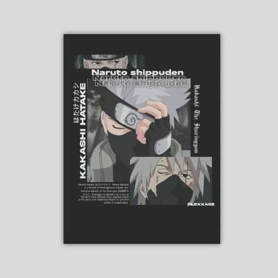 تابلو شاسی طرح انیمه ناروتو مدل KAKASHI 1