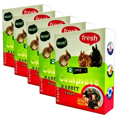 غذای خرگوش پتی فول کد PR750 وزن 750 گرم بسته 5 عددی