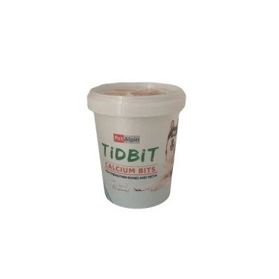 تشویقی سگ تیدبیت مدل CALCIUM-BITS وزن 150 گرم