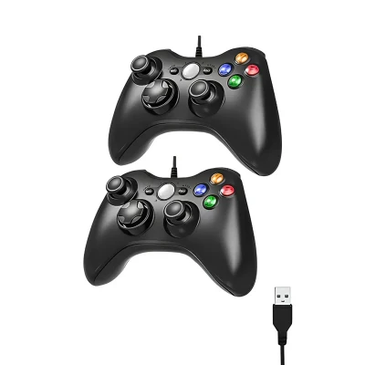 دسته بازی  کامپیوتر طرح ایکس باکس مدل USB360-2 بسته عددی
