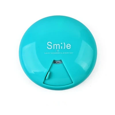 محفظه نگهداری قرص مدل  هفتگی سفری طرح Smile کد 50