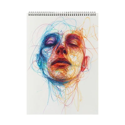 دفتر طراحی 40 برگ نشر رف مدل پرتره کد a3_2