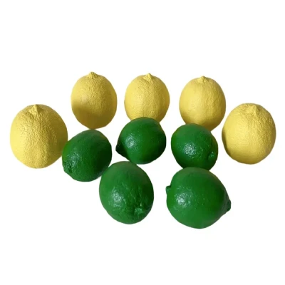 میوه مصنوعی مدل لیمو سنگی کد 796 مجموعه 10 عددی