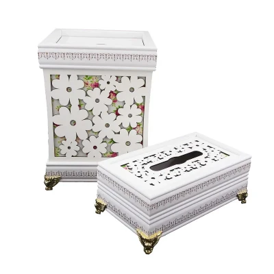 ست سطل و جای دستمال کاغذی کد M-303