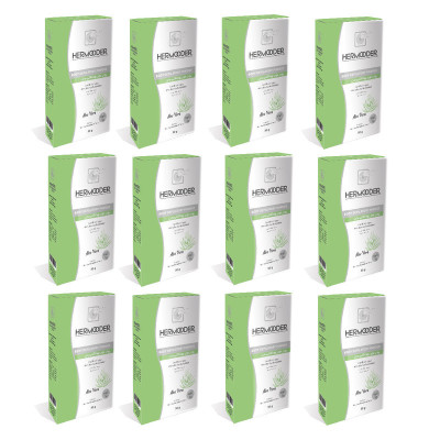 پودر موبر هرمودر مدل Aloevera وزن 50 گرم مجموعه 12 عددی