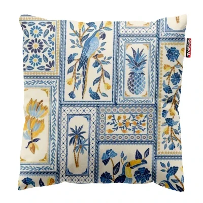 کوسن پاد آفرین مدل طوطی ها کد 540 سایز 30*30 سانتی متر
