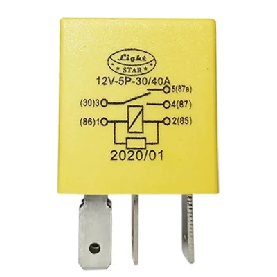میکرو رله 3040 آمپر لایت استار مدل R.M.12V.5P,3040