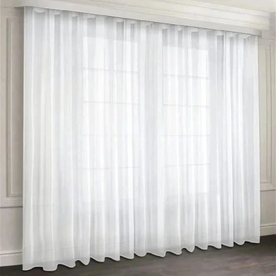 پرده مدل حریر طرح دار پلیسه سایز 275x875 سانتی‌متر