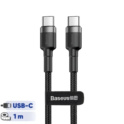 کابل USB-C باسئوس مدل Cafule PD2.0 طول 1 متر