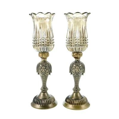 شمعدان مدل ترنادو کد ShT-37c مجموعه 2 عددی