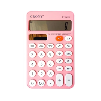 ماشین حساب کرونی طرح پاستلی مدل ساده کد CT-3265