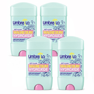 استیک ضد تعریق خانم ها آمبرلا مدل Soft Clear حجم 75 میلی لیتر مجموعه 4 عددی