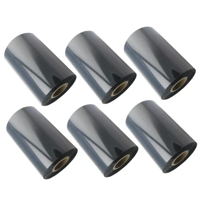 ریبون پرینتر لیبل زن مدل Wax 60mm x 300m بسته 6 عددی
