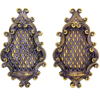 شمعدان طرح کلاسیک کد 06-20 بسته 2 عددی