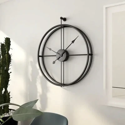 ساعت دیواری کوارتز مدل فلزی zenus 610