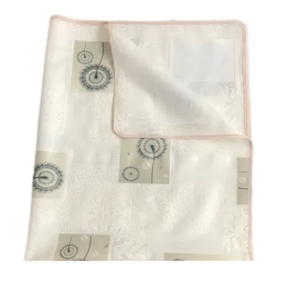 سفره 6 نفره مدل رویال طرح گیپور سایز 140×100 سانتی متر