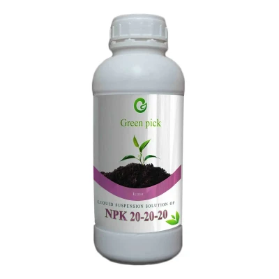 محلول مایع کود سه بیست گرین پیک مدل NPK 20 20 20 یک لیتر