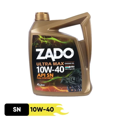 روغن موتور خودرو زادو مدل SAE 10W-40-SN حجم 4 لیتر