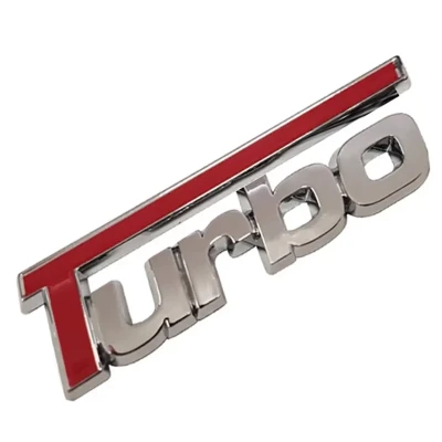 آرم صندوق عقب و بغل گلگیر خودرو بیلگین طرح توربو مدل Turbo0