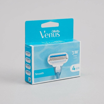 تیغ یدک ژیلت مدل Venus Smooth بسته 4 عددی