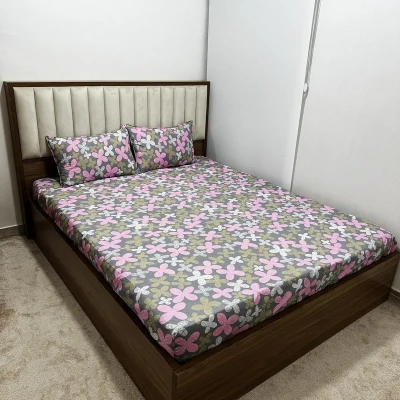 سرویس ملحفه ناتوسا مدل توسکا کد 180 دو نفره سه تکه