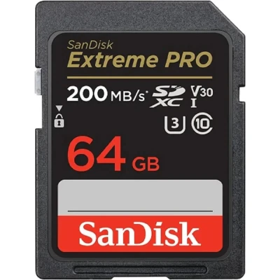 کارت حافظه SDXCسن دیسک مدل EXTREME PRO V30ظرفیت 64 گیگابایت