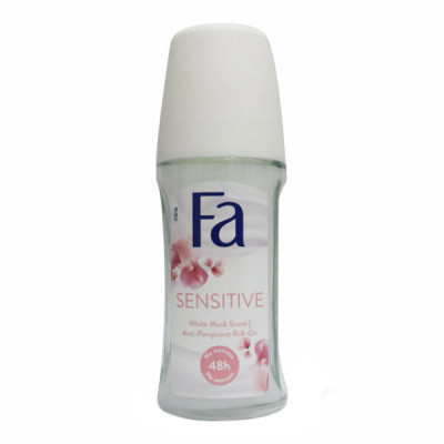 رول ضد تعریق زنانه فا مدل Sensitive White Musk Scent حجم 50 میلی لیتر