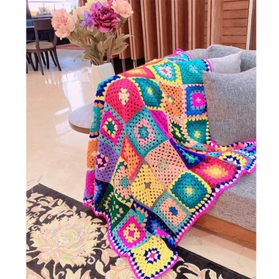 شال مبل و تخت مدل x94 سایز 120×120 سانتیمتر