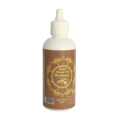 روغن تقویت کننده مو ریش و سبیل مدل بادام شیرین حجم 80 میلی لیتر