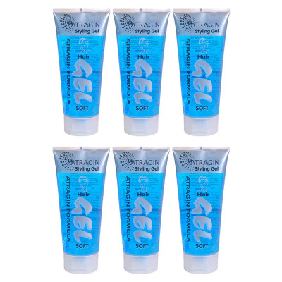 ژل مو عطر آگین مدل Soft حجم 200 میلی لیتر مجموعه 6 عددی