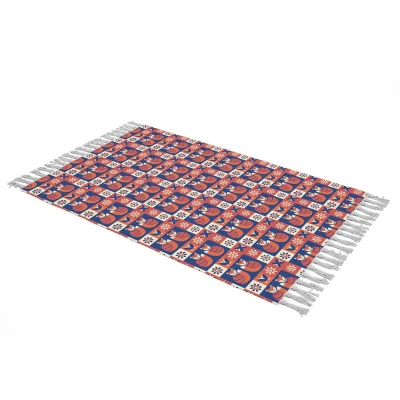 شال مبل طرح روباه سرخ کد Q2SH1039 سایز 100x180 سانتی متر