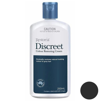 کرم رنگ مو ریستوریا مدل Discreet رنگ مشکی طبیعی حجم 250 میلی لیتر
